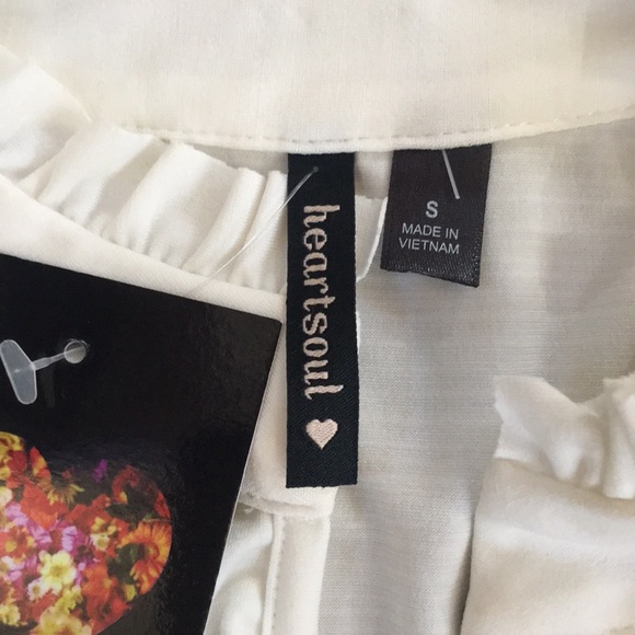 NWT HeartSoul Ruffle Top - Picture 4 of 6